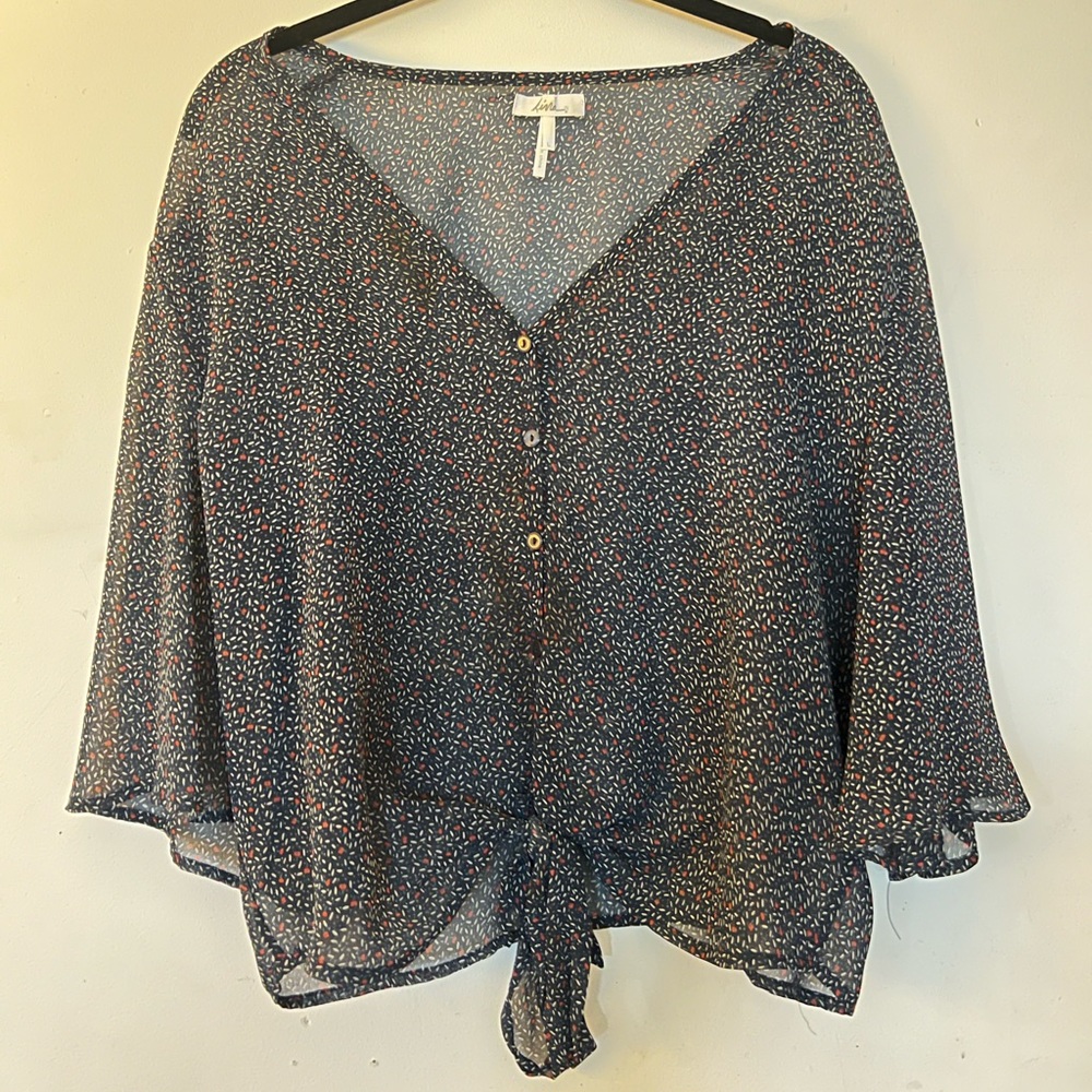 Light Blue Button Up Size Large